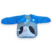 Picture of APRON SMALL BLUE WITH LONG SLEEVES 35X40CM